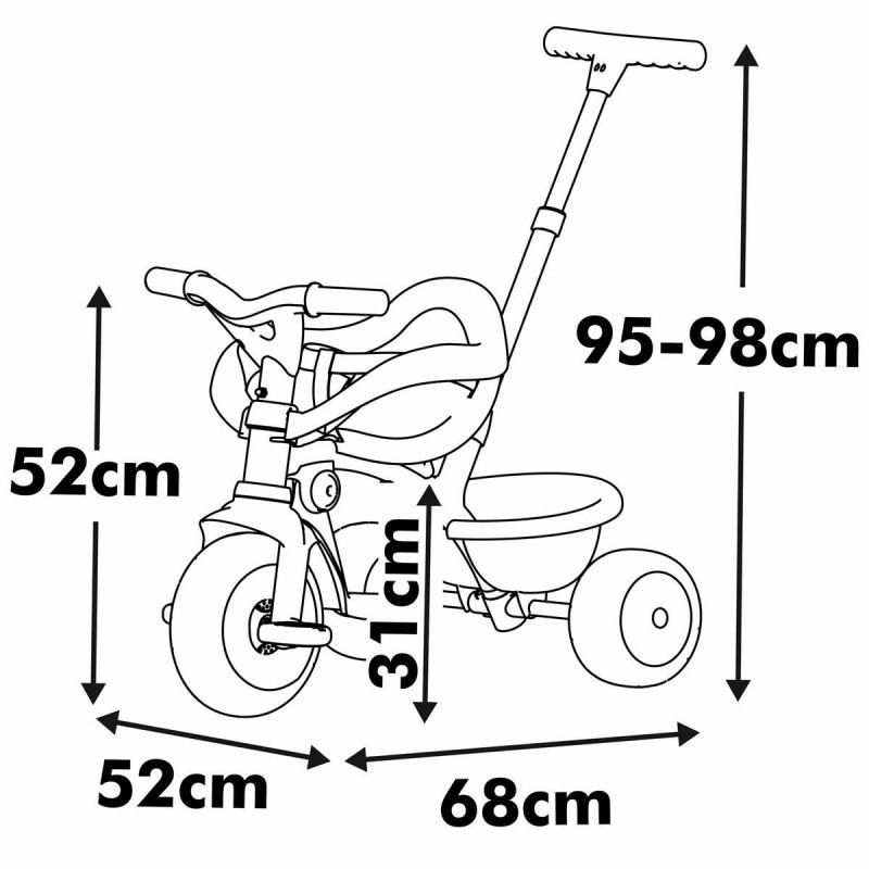 Triciclo Smoby Be Move Confort Beige