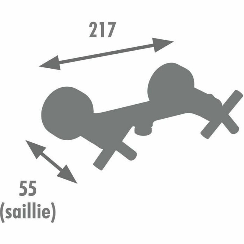 Mixer Tap Edouard Rousseau Black