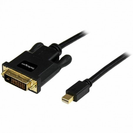 Adaptador Mini DisplayPort para DVI Startech MDP2DVIMM6B (1,8 m) Preto 1.8 m