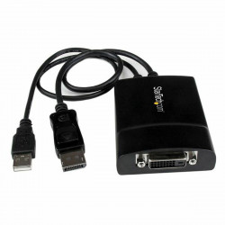 Adaptador DisplayPort para adaptador DVI Startech DP2DVID2 Preto