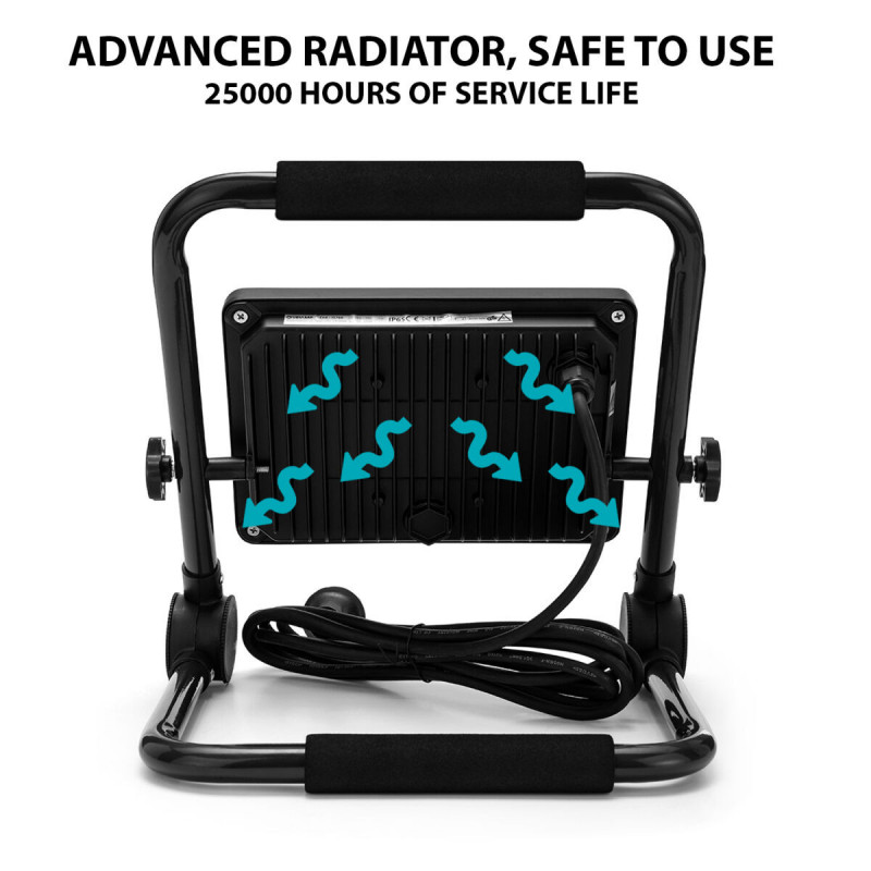 Projecteur LED Velamp 50 W 4000 K 4000 Lm