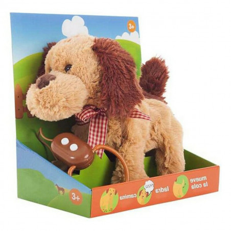 Cão de Peluche Castanho 22 cm
