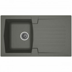 Spülbecken mit einem Becken und Abtropffläche Stradour