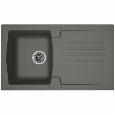 Spülbecken mit einem Becken und Abtropffläche Stradour