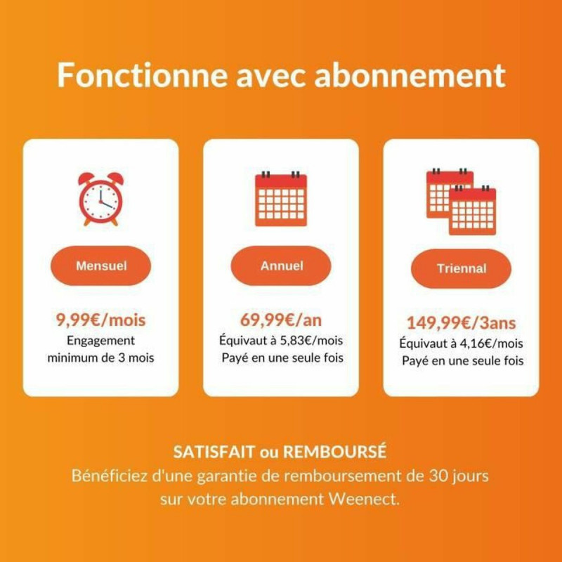 Localisateur Anti-perte Weenect Weenect XS GPS Blanc