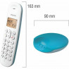 Telefone Fixo Logicom DECT ILOA 150 SOLO Turquesa