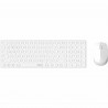 Teclado y Ratón Rapoo 9310M Blanco AZERTY