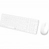 Keyboard and Mouse Rapoo 9310M White AZERTY