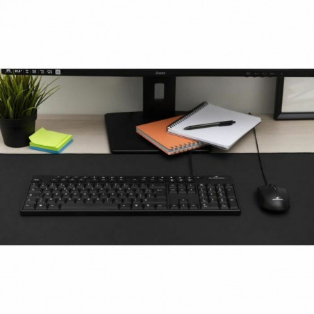 Teclado Bluestork MEDIA OFFICE Preto AZERTY
