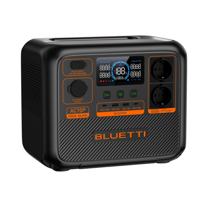 Centrale électrique portable Bluetti P-AC70P-EU-GY-BL-010