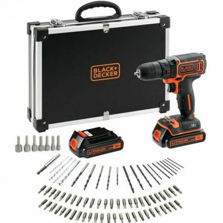 Parafusadeira elétrica Black & Decker CDC18BAFC-QW