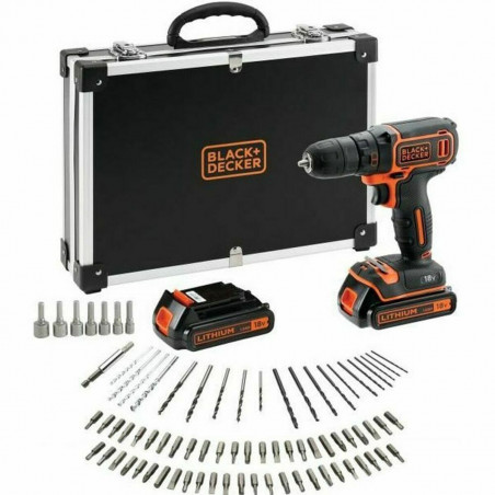 Parafusadeira elétrica Black & Decker CDC18BAFC-QW