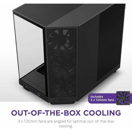 Caja Semitorre ATX NZXT CC-H61FB-01 Negro