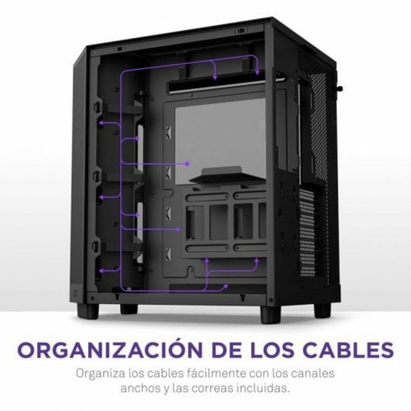 Caja Semitorre ATX NZXT CC-H61FB-01 Negro