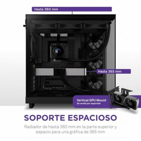 Caja Semitorre ATX NZXT CC-H61FB-01 Negro