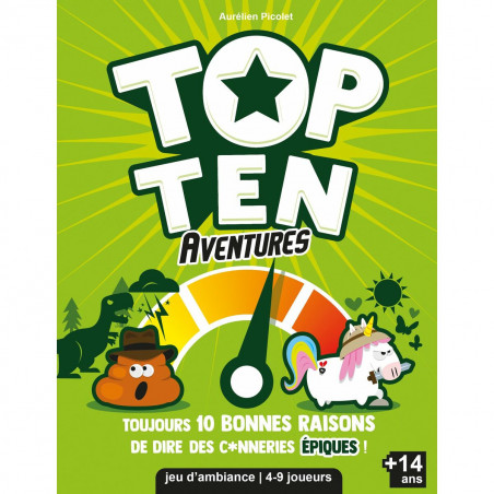 Jeu de société Asmodee Top Ten Adventures