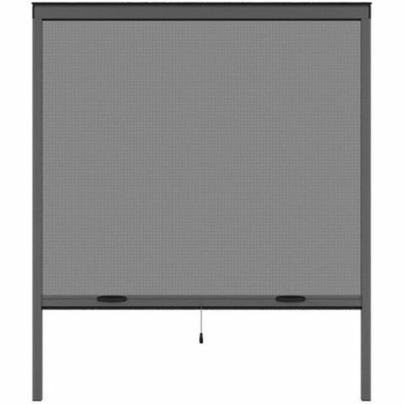 Zanzariera Moustikit Grigio Alluminio Finestre 125 x 145 cm