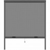 Moustiquaire Moustikit Gris Aluminium Fenêtres 125 x 145 cm