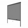 Moskitonetz Moustikit Grau Aluminium Fenster 125 x 145 cm