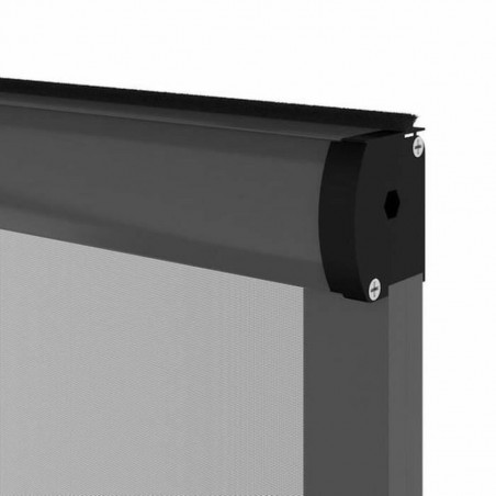 Zanzariera Moustikit Grigio Alluminio Finestre 125 x 145 cm