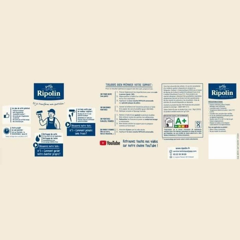 Vernice di Fondo Ripolin Vert Mat