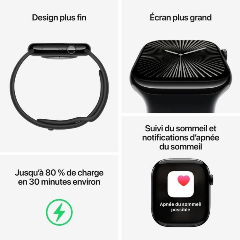 Montre intelligente Apple Watch Series 10 GPS + Cellular Rose 46 mm