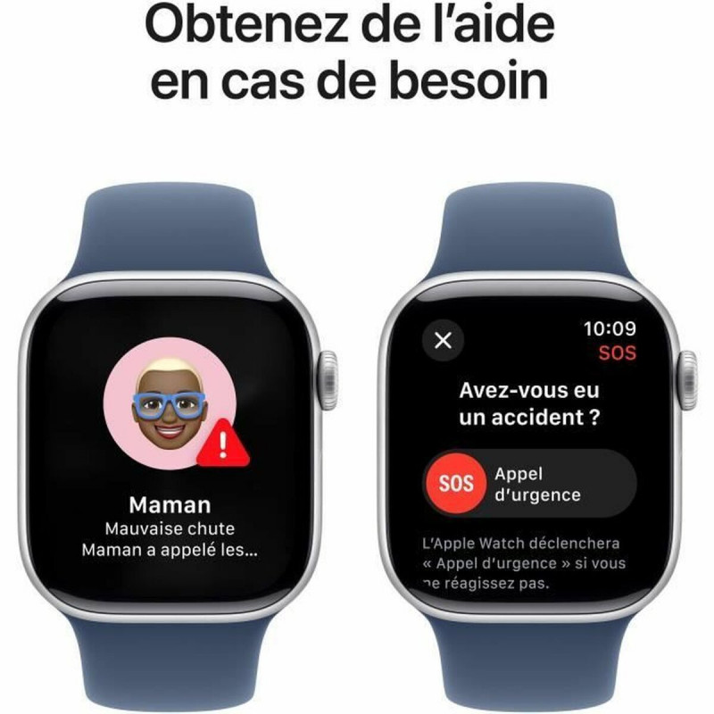 Montre intelligente Apple Watch Series 10 GPS + Cellular Bleu 1,77"