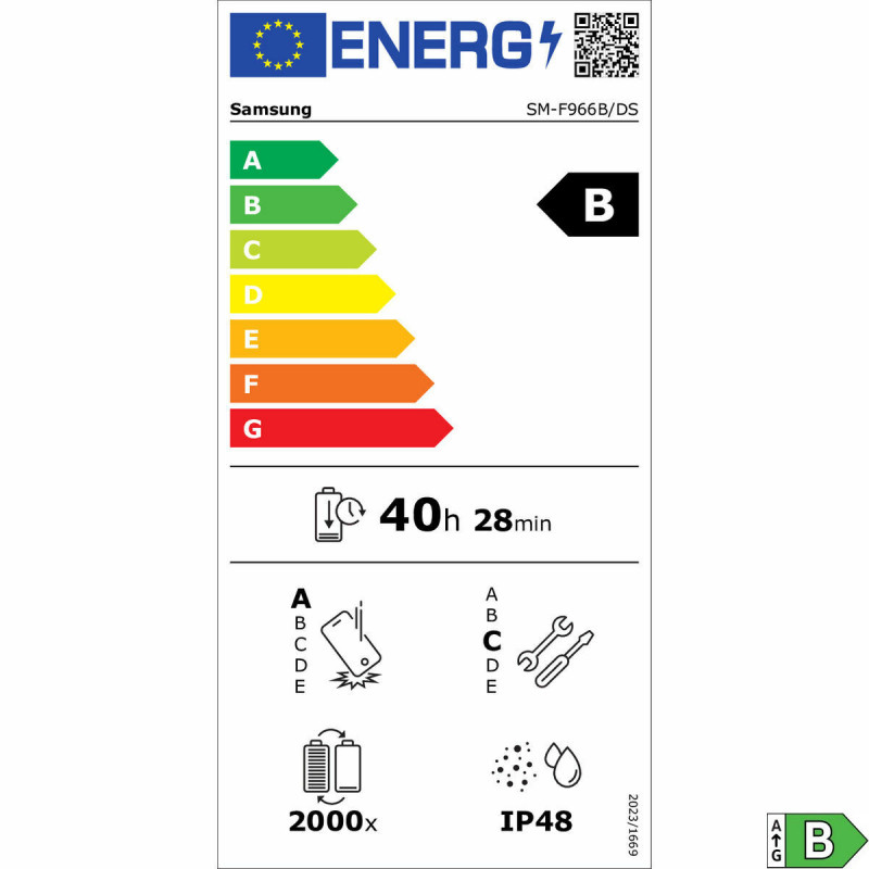 Smartphone Samsung Z FOLD 7 SM-F966B 8" Octa Core 12 GB RAM 512 GB Blue