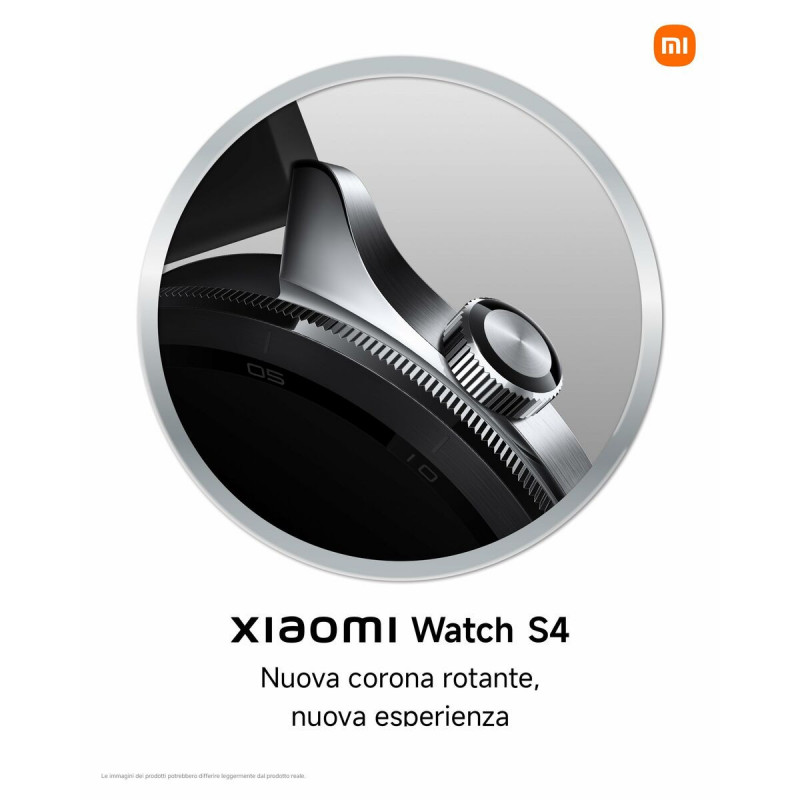 Smartwatch Xiaomi Watch S4 Argentato 1,43"
