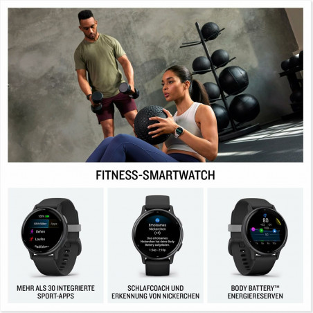 Smartwatch GARMIN Vivoactive 5 Negro 1,2"