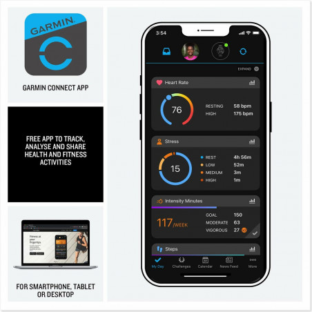 Smartwatch GARMIN Vivoactive 5 Black 1,2"