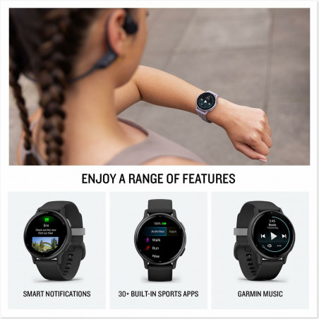 Smartwatch GARMIN Vivoactive 5 Black 1,2"