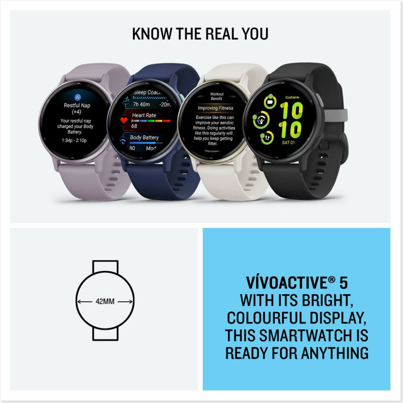 Smartwatch GARMIN Vivoactive 5 Schwarz 1,2"