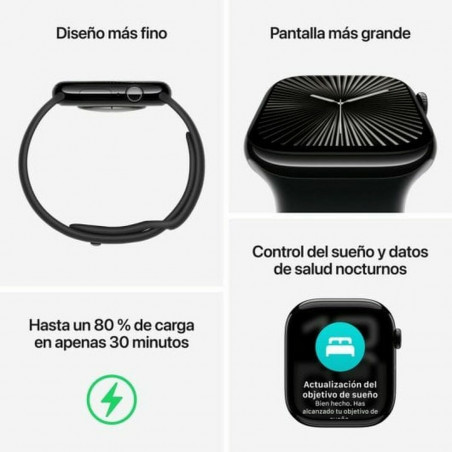 Smartwatch Apple Watch Series 10 GPS + Cellular Silberfarben 1,96" 46 mm