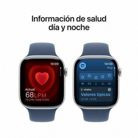 Smartwatch Apple Watch Series 10 GPS + Cellular Silberfarben 1,96" 46 mm