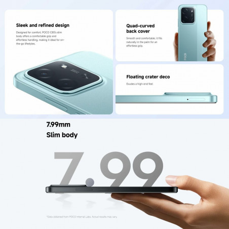 Smartphone Poco C85 6,9" Octa Core 6 GB RAM 128 GB Vert