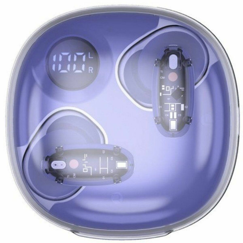 Auricolari Wireless con Custodia di Ricarica Mars Gaming MHIB2PP Porpora