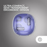 Wireless Earphones with Charging Case Mars Gaming MHIB2PP Purple