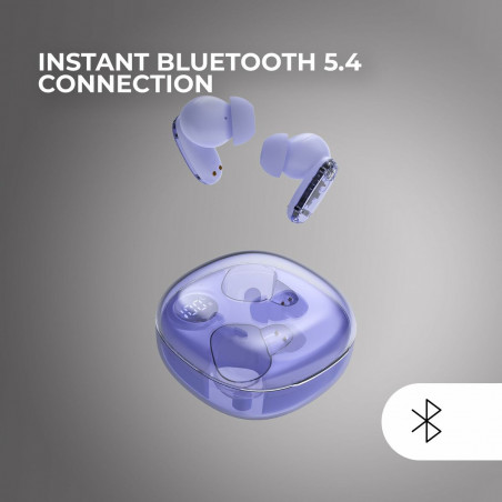 Auriculares Sem Fios com Estojo de Carregamento Mars Gaming MHIB2PP Violeta