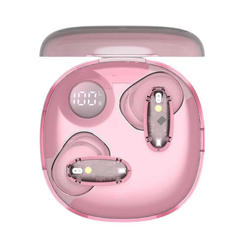Wireless Earphones with Charging Case Mars Gaming MHIB2P Pink