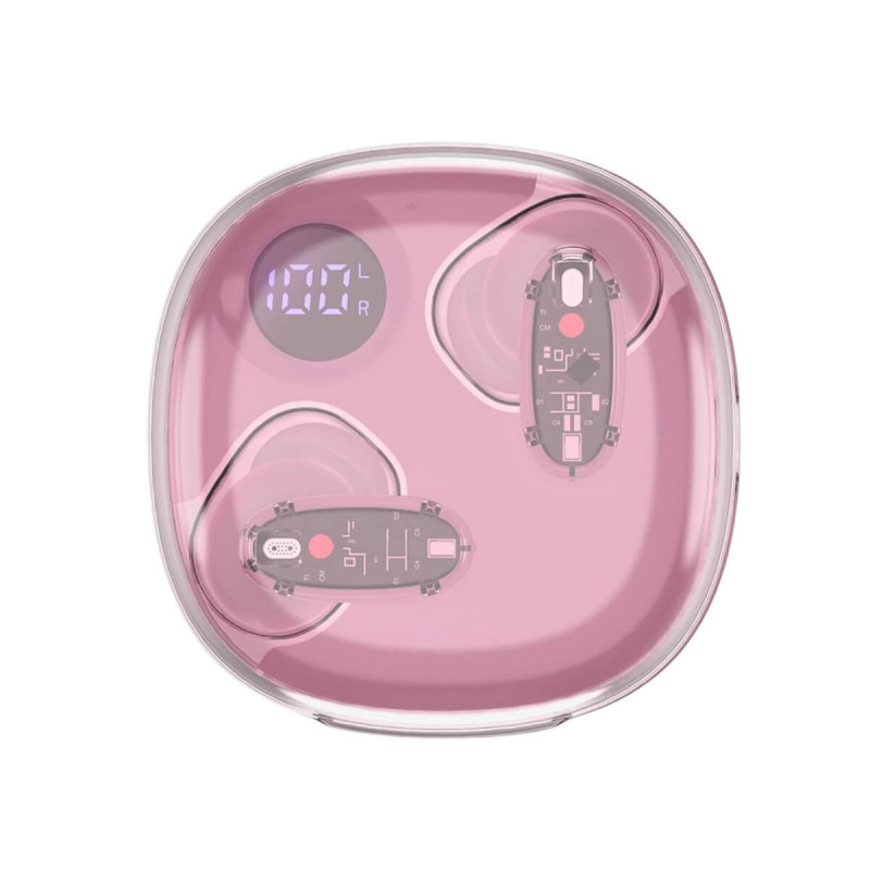 Wireless Earphones with Charging Case Mars Gaming MHIB2P Pink