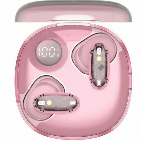 Auricolari Wireless con Custodia di Ricarica Mars Gaming MHIB2P Rosa