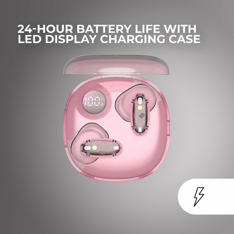 Wireless Earphones with Charging Case Mars Gaming MHIB2P Pink