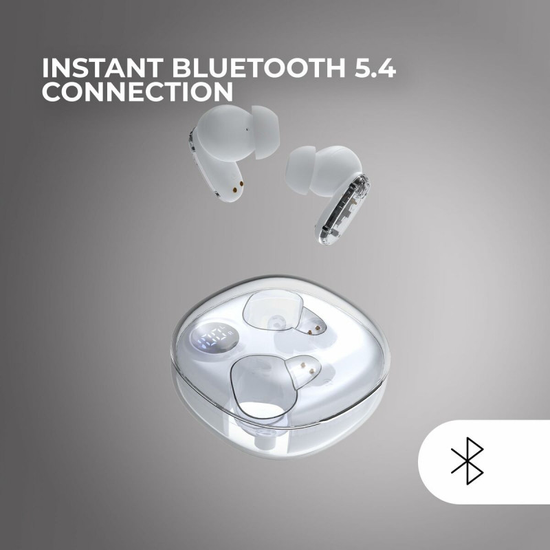 Auricolari Wireless con Custodia di Ricarica Mars Gaming MHIB2W Bianco