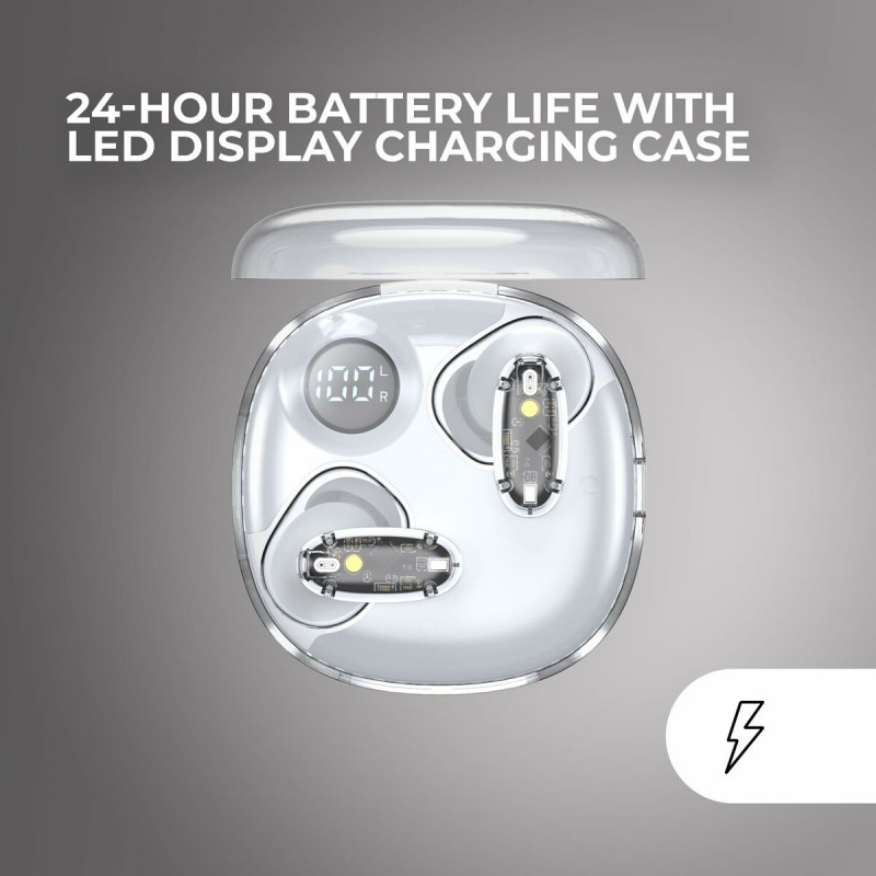 Wireless Earphones with Charging Case Mars Gaming MHIB2W White