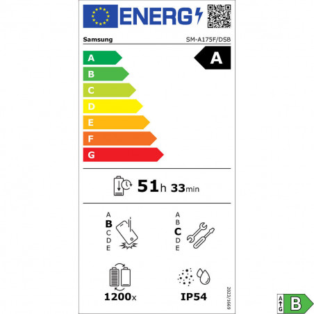 Smartphone Samsung A17 BLACK 6,7" Octa Core 4 GB RAM 128 GB Negro