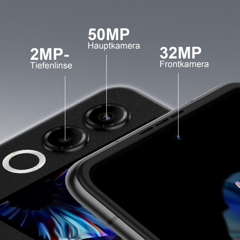 Smartphone Nubia Nubia Flip 6,9" Octa Core 8 GB RAM 256 GB Schwarz