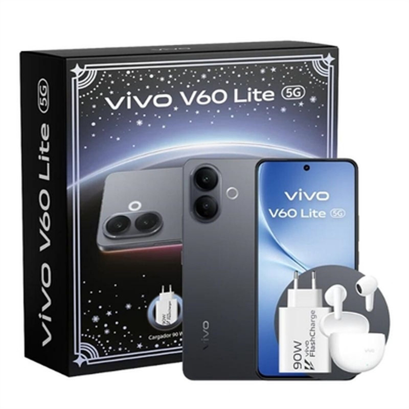 Smartphone Vivo V60 Lite 5G 6,77" Octa Core 8 GB RAM 256 GB Schwarz