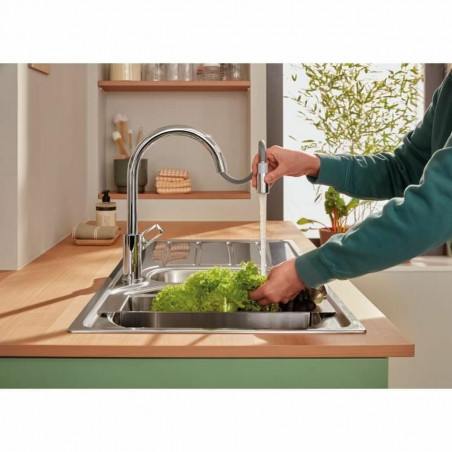 Torneira Monocomando Grohe StartLoop Forma de C Latão