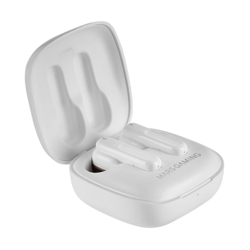 Headphones with Microphone Mars Gaming MHIBW White